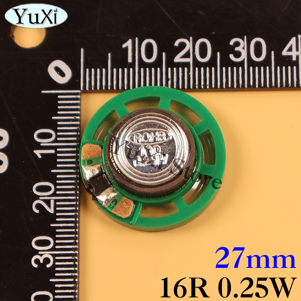 2 uds 16 Ohm 0,5 W 0,25 W altavoz de bocina 16R diámetro 21mm 23mm 27mm 29mm 36mm 40mm 20mm altavoces ultrafinos: Beige