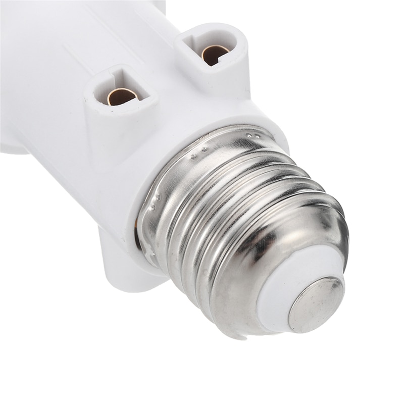 AC100-240V 4A E27 ABS EU LED Bulb Adapter Lamp Holder Base Plug Connector Accessories Screw Light Socket Conversion for Lights