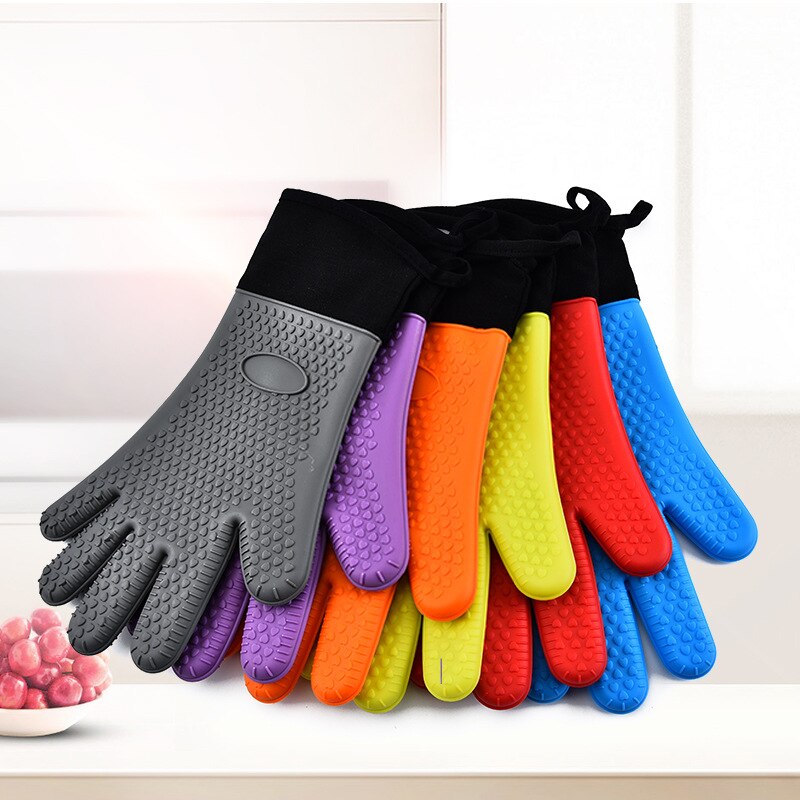 Gant isolant en Silicone, éponge en caoutchouc, épurateur ménager, outils de nettoyage de cuisine, directe