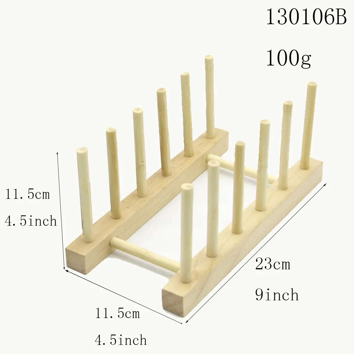 Wooden Dish Drainer Rack Kitchen Dishes Stand Plate Dish Drying Racks Pot Lid Racks Kitchen Organizer Drying Cups Display Shelf: DARK GRAY