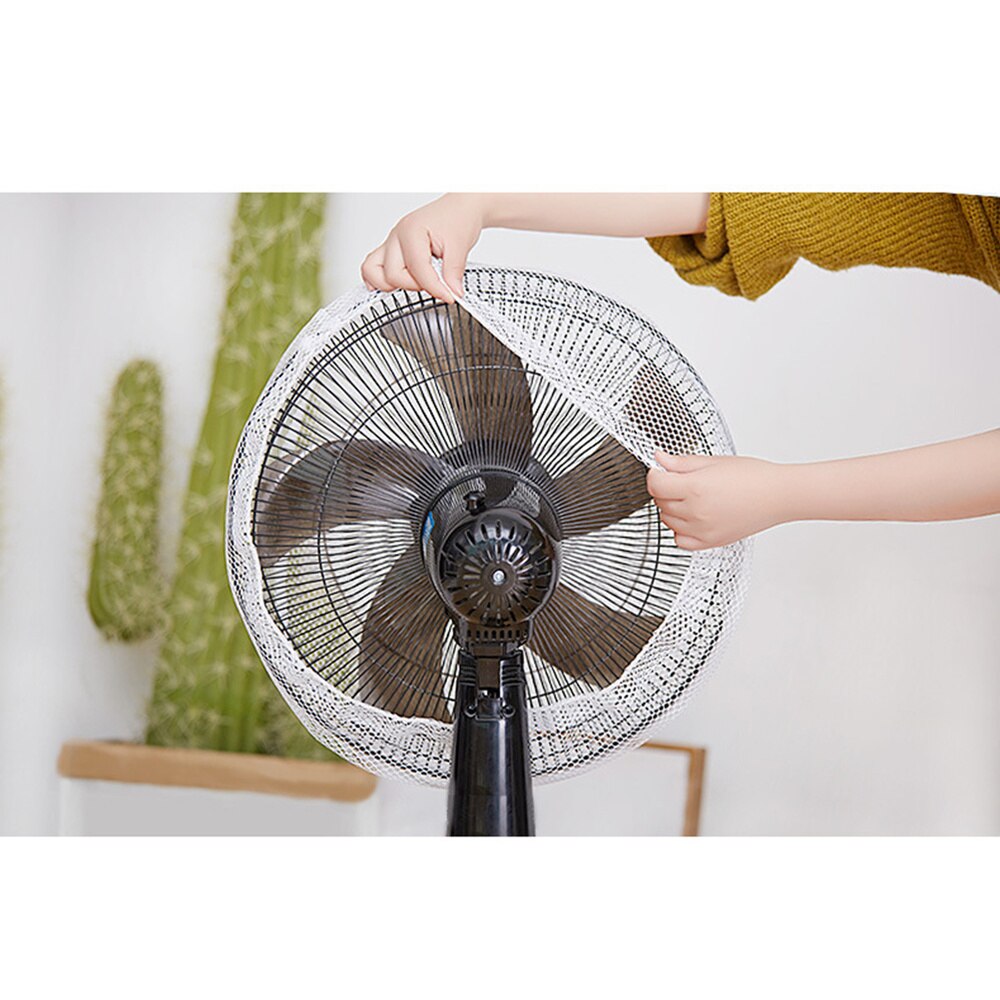 2 Pcs Familie Kid Finger Protector Fan Cover Wasbare Zomer Veiligheid Lichtgewicht Fan Guard