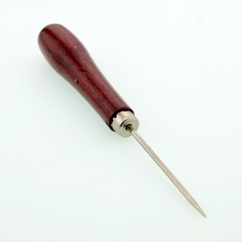 2PCS Sewing Awl Pin Punching Hole Maker Stitching Overstitch Leather Craft Cloth Awl Tool