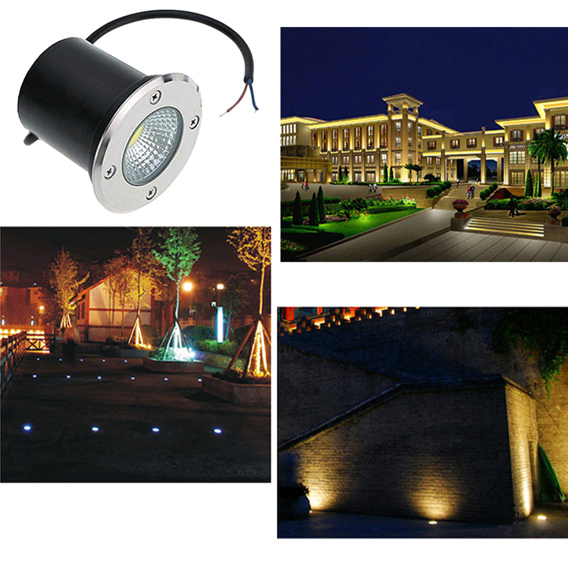 IP67 Waterproof LED underground Light 3W 5W 10W 15W 18W Outdoor Ground Garden Path Floor Buried Yard Spot Landscape AC110V220V