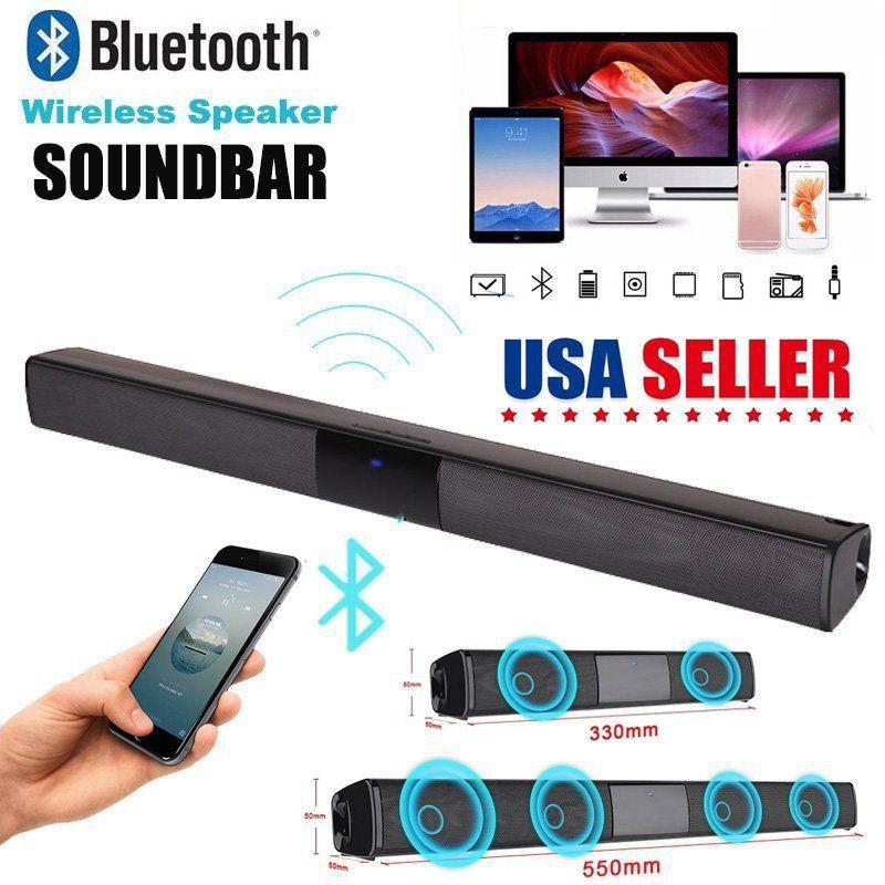 BEESCLOVER TV Home Theater Soundbar Subwoofer Draadloze Bluetooth Sound Bar Speaker Systeem draadloze soundbar met Bluetooth r25