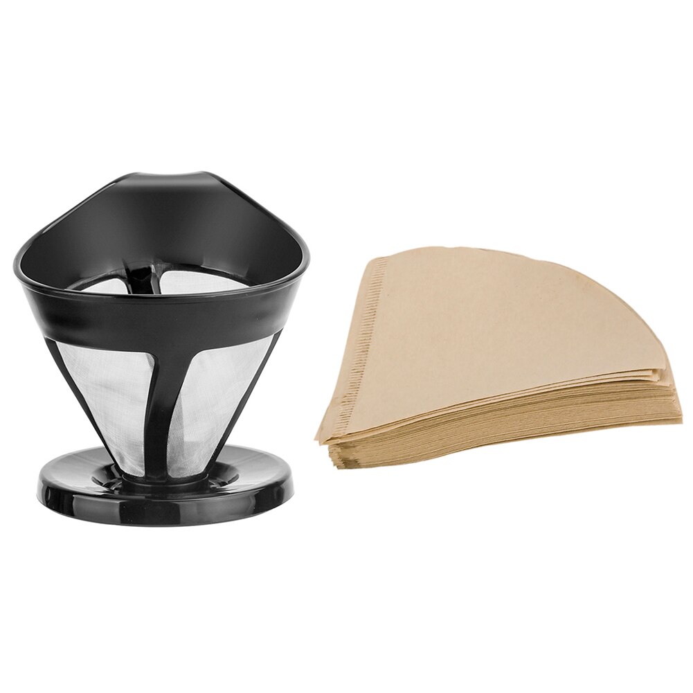 Supporto manuale per tazza da caffè con filtro antigoccia supporto per foglie di tè supporto per tazza di filtro per caffè lavato a mano forniture per caffè: Default Title