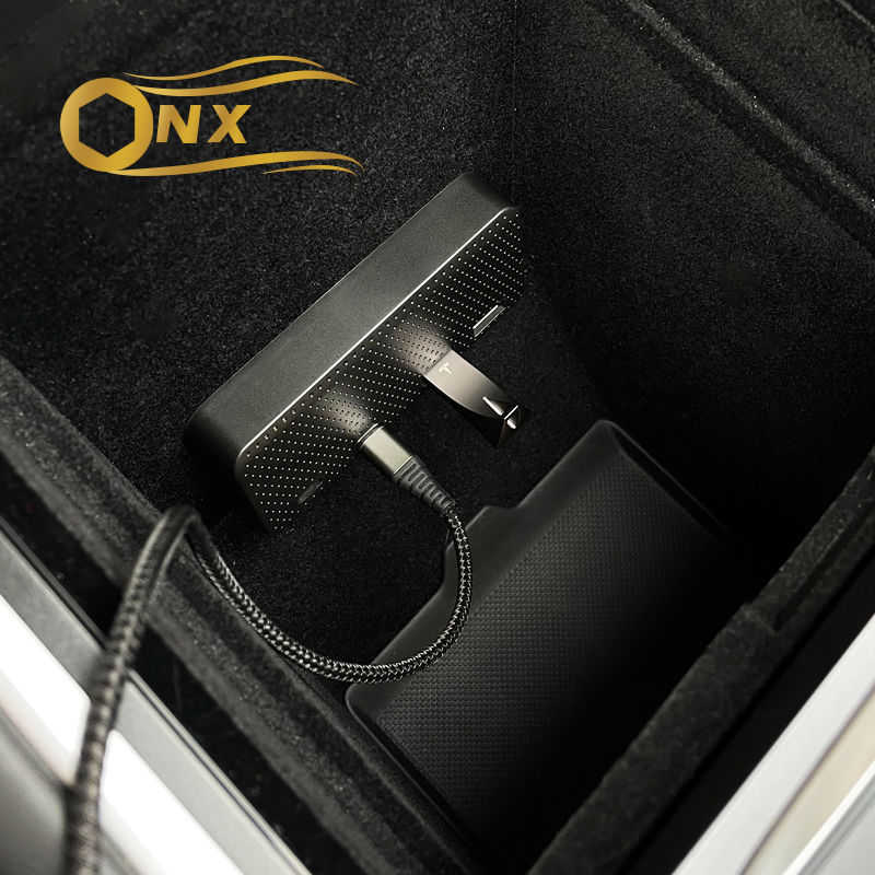 Car USB splitter HUB Expansion dock docking hub For Tesla model3 modelY Car Accessories