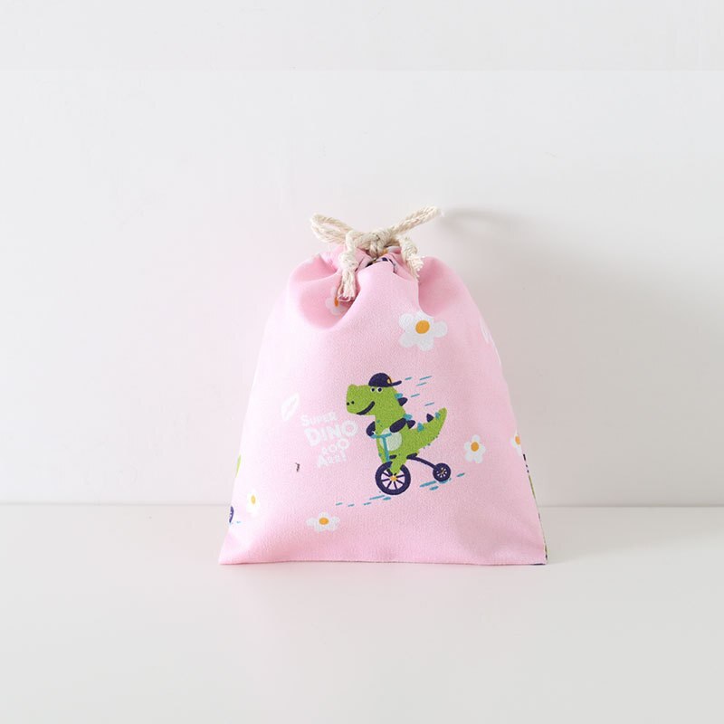 Eco Polyester Cotton Shopping Bag Avocado Flowers Drawstring Shopping Bags Cute Grocery pouch Portable Summer Travel Shoes Bag: red S