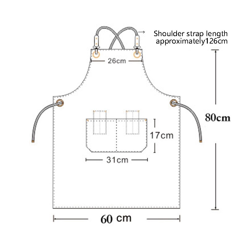 Denim Apron Coffee Shop and Hairdresser Chef Protection Suit Bib Cooking Kitchen Aprons for Woman Man Apron Overall