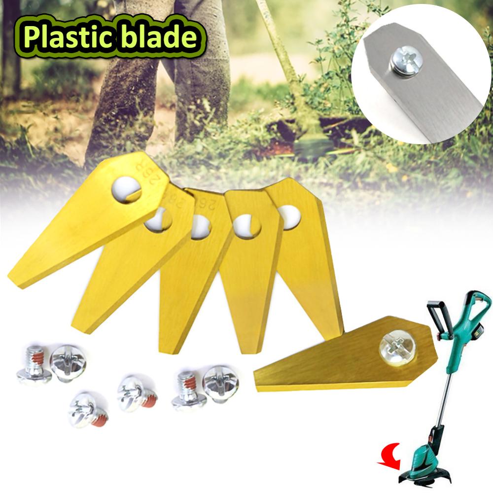 18PCS lawn Robot Blade Lawn Mower Blade Steel 1mm Automower Lawn Mower Blade Sharpener Set for Bosch Indego