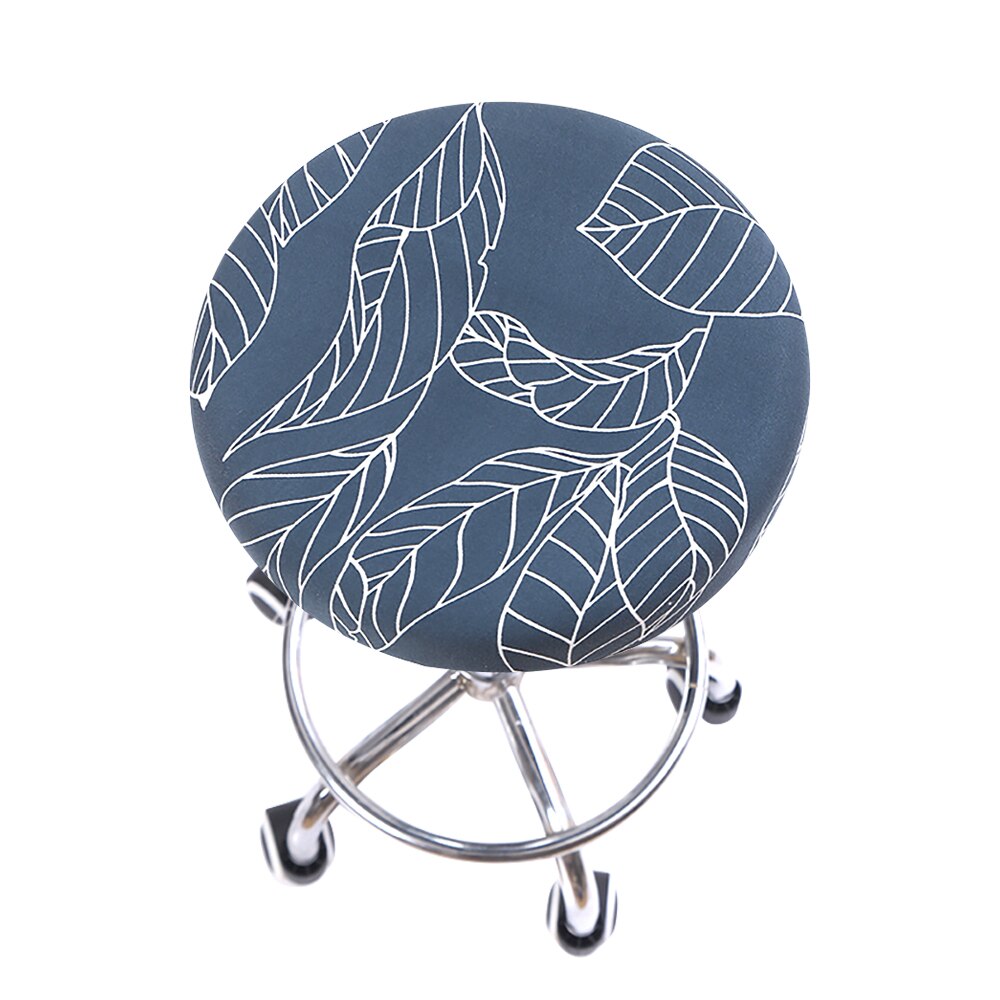 Ronde Stoel Cover Barkruk Cover Elastische Seat Cover Stoel Protector Effen Kleur Thuis Stoel Hoes Spandex: 14