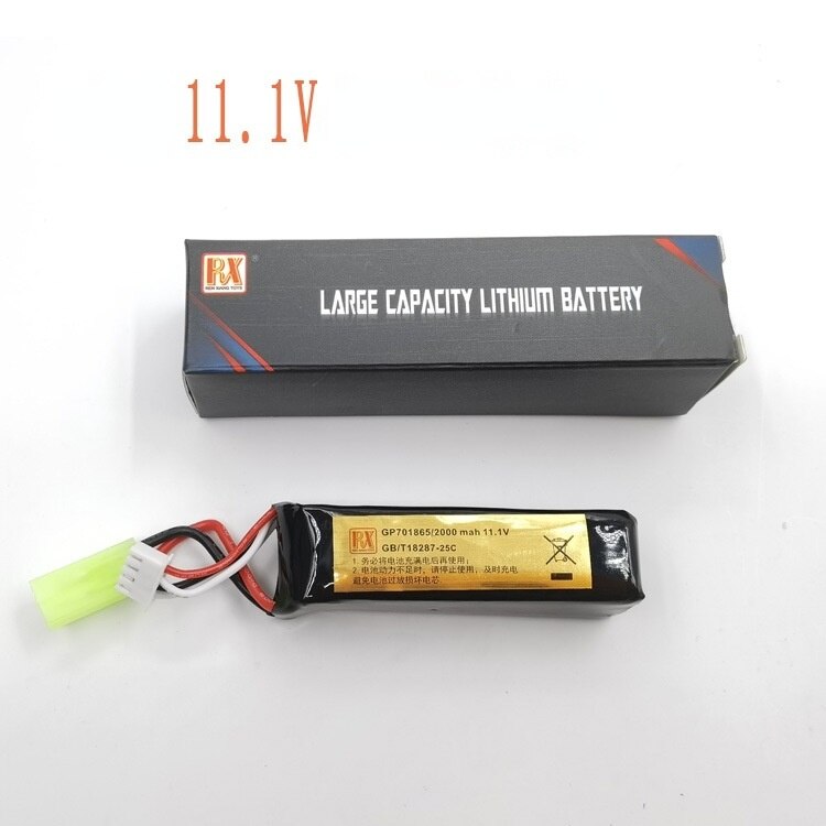 RX Tamiya Plug Lithium Battery 2000mah 11.1v