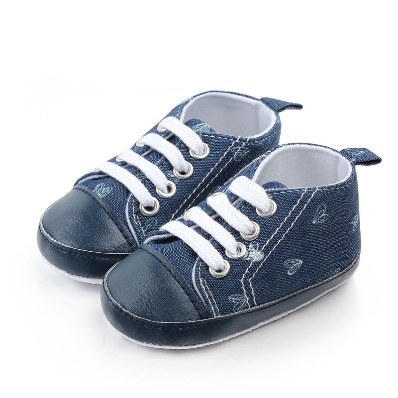 Nonslip mjuk sål småbarn babyskor baby pojke skor spädbarn flickor första vandrare 0-18m småbarn babyskor