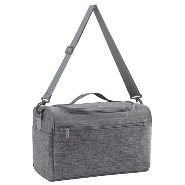 Bolsa de viaje con separación de ropa seca y húmeda, bolsa para la noche de fin de semana, bolsa para maleta, cubos de embalaje resistentes al agua para mujer, accesorios para equipaje y ropa: Gray
