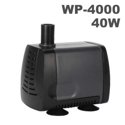 Ultrastille amfibisk nedsenkbar vann fontene pumpe filter fiskedam akvarium vannpumpe nedsenkbar pumpe tilbehør: Wp -4000 / Uk plug
