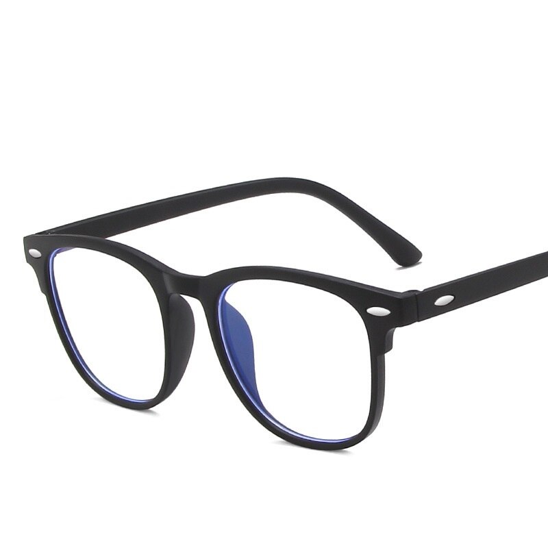 Gafas sencillas de ojo de gato para mujer, lentes ópticas transparentes, planas: 1