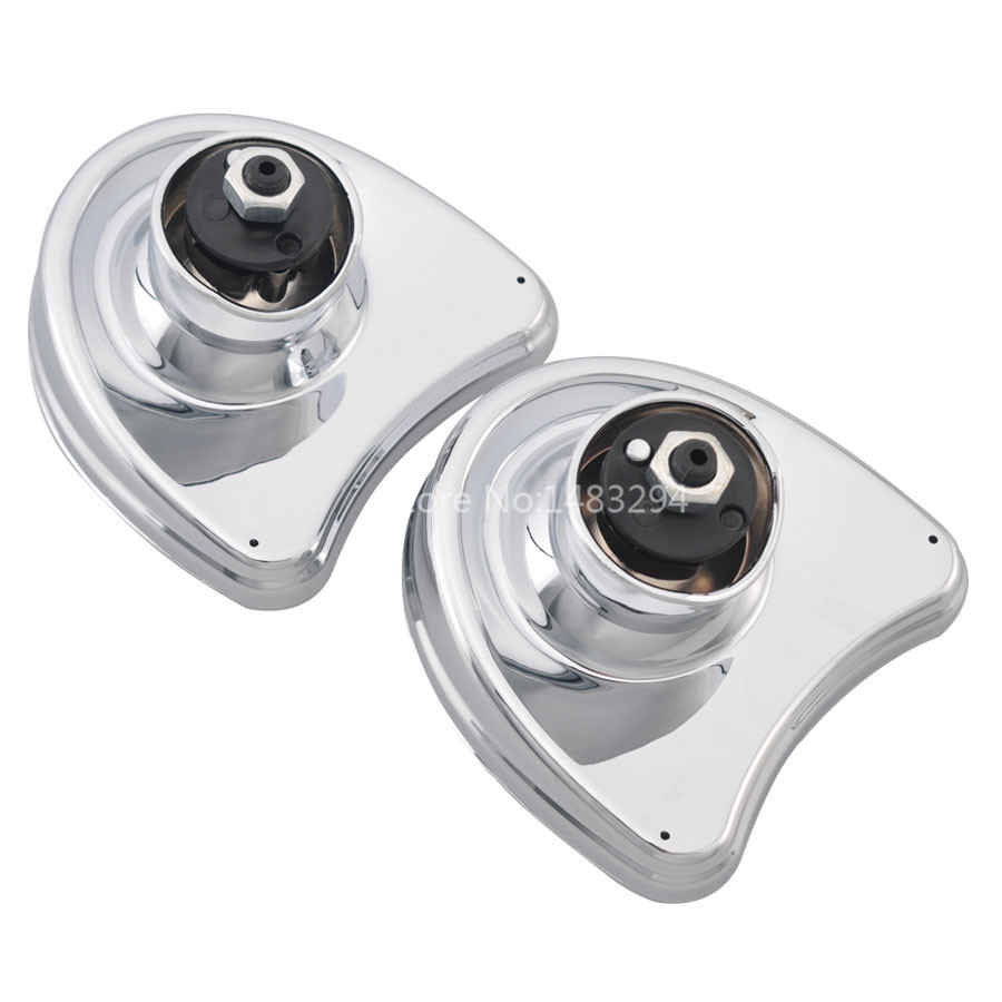 Rétroviseurs de montage de carénage de moto en Chrome Batwing, vue arrière latérale pour Harley Electra Street Glide 1996 –