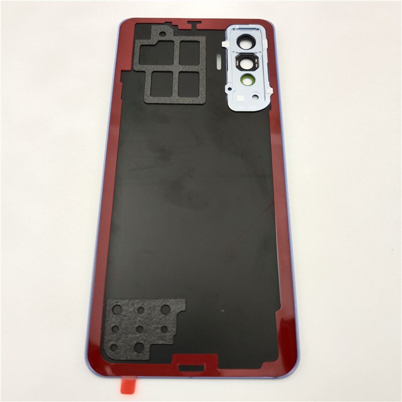 Original For Vivo X50 5G Back Battery Cover Rear Housing Door Glass Case With Camera Lens For Vivo X50 Battery Cover