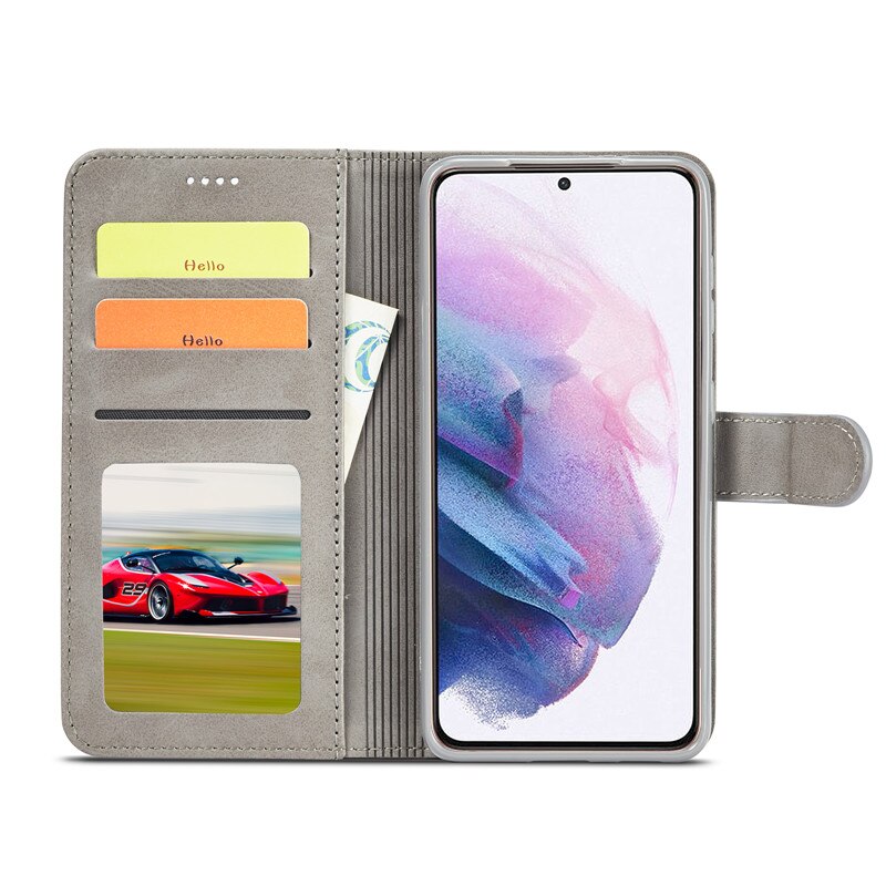 Do Samsung S22 Ultra etui ze skóry Vintage etui na telefon do Samsung Galaxy S22 Plus etui z klapką Pu portfel na Samsung S 22 etui