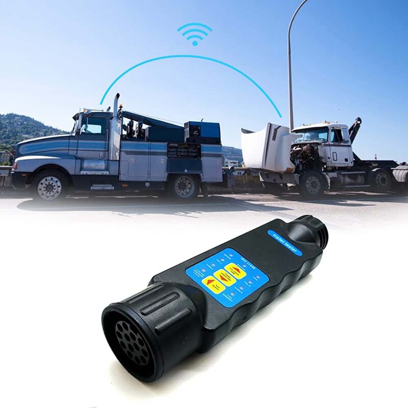Anhänger Tester, 13Stift Anhänger Steckdose Tester, 12V Anhänger Beleuchtung Tester für Lkw RV Wohnwagen Autos Boote Anhänger