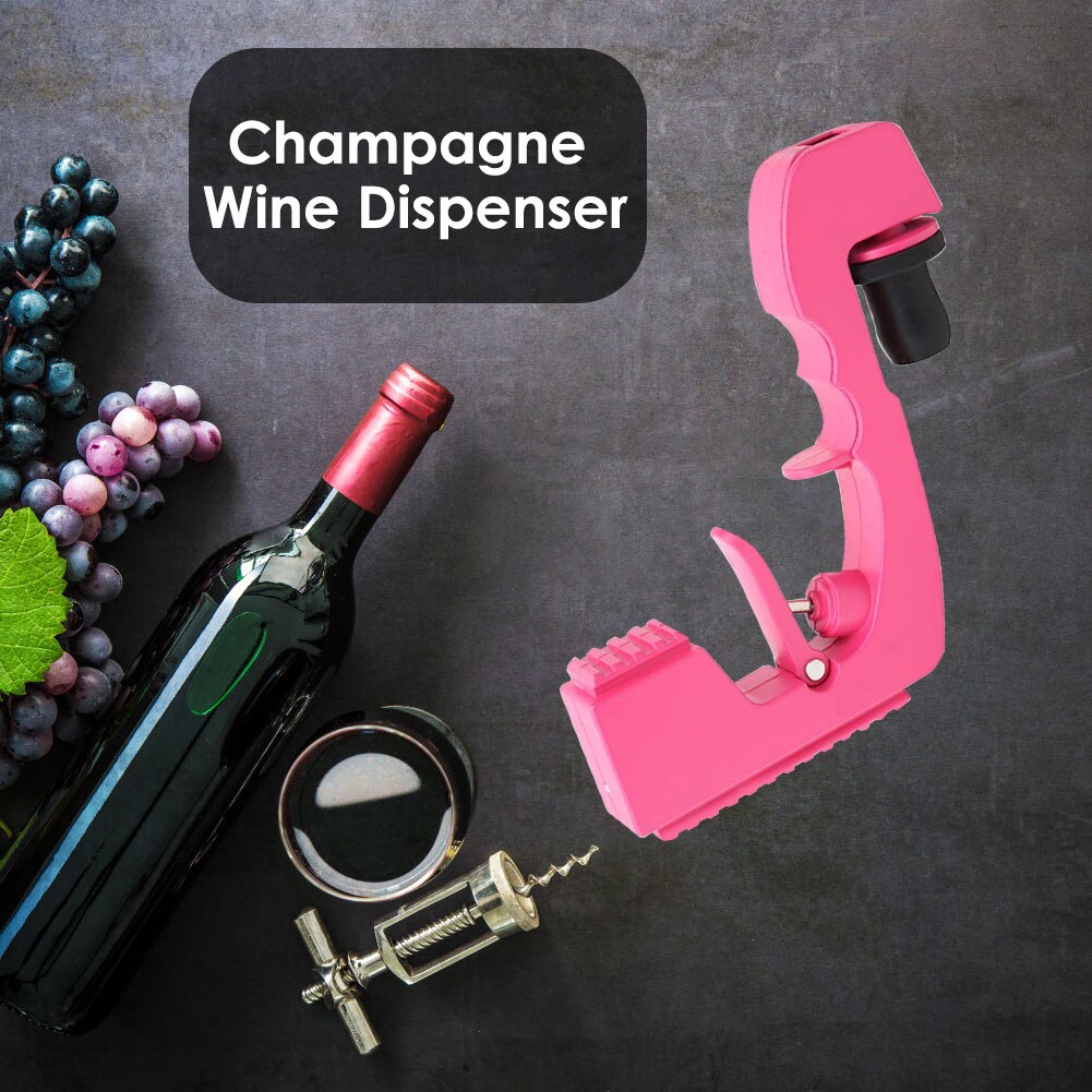 Red Wine Dispenser Champagne Beer Ejector Feeding Fountain Bottle Alloy Device for Home Kitchen Beer Drinking Supply