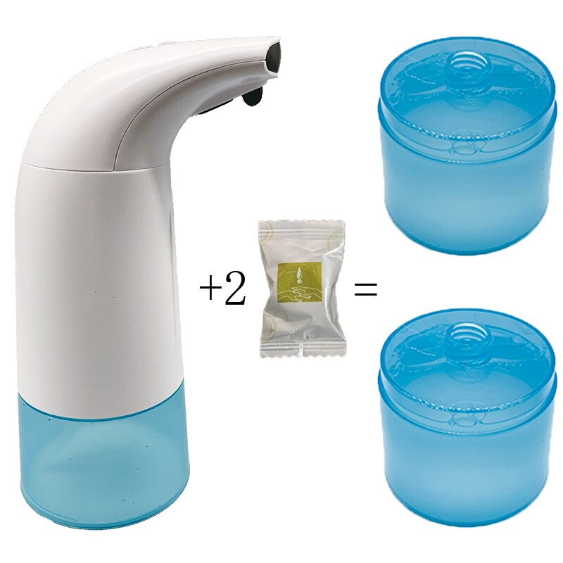 Xiaogui dispensador de sabão de espuma, dispensador automático de indução para cozinha, desinfetador de mão para decoração