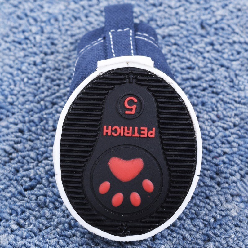 Chaussures pour animaux de compagnie automne et hiver toile chaussures hiver chien chaussures grand chien antidérapant respirant commerce extérieur petit