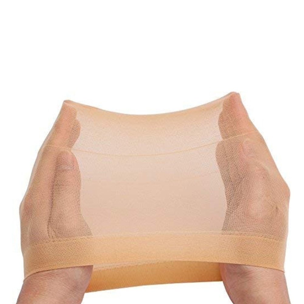 2Pcs Elastic Lace Bandage Hairnet Breathable Mesh Wig Hat Soft Nylon Stretch Cap Lace Bandage Breathable