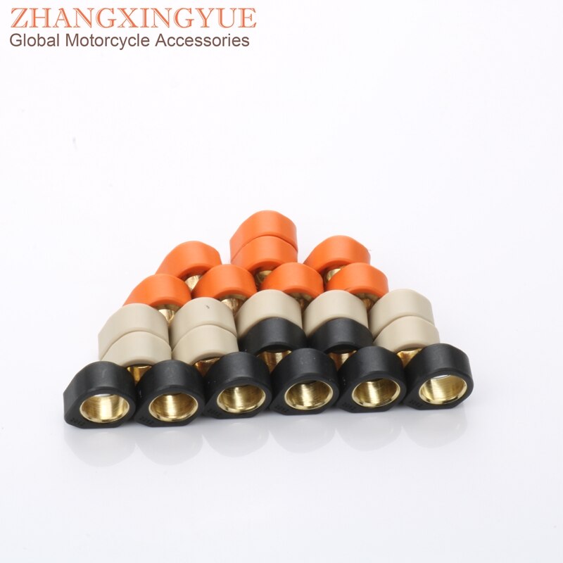 8pc racing variator glidebryter ruller vekter 20 x 12mm 9g 11g 15.5g for kawasaki  j300