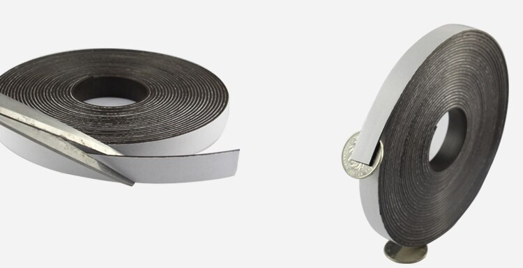 2 meter zelfklevende flexibele magneetstrip 3 m rubberen magneetband breedte 10mm 15mm 20mm 30mm dikte 1mm