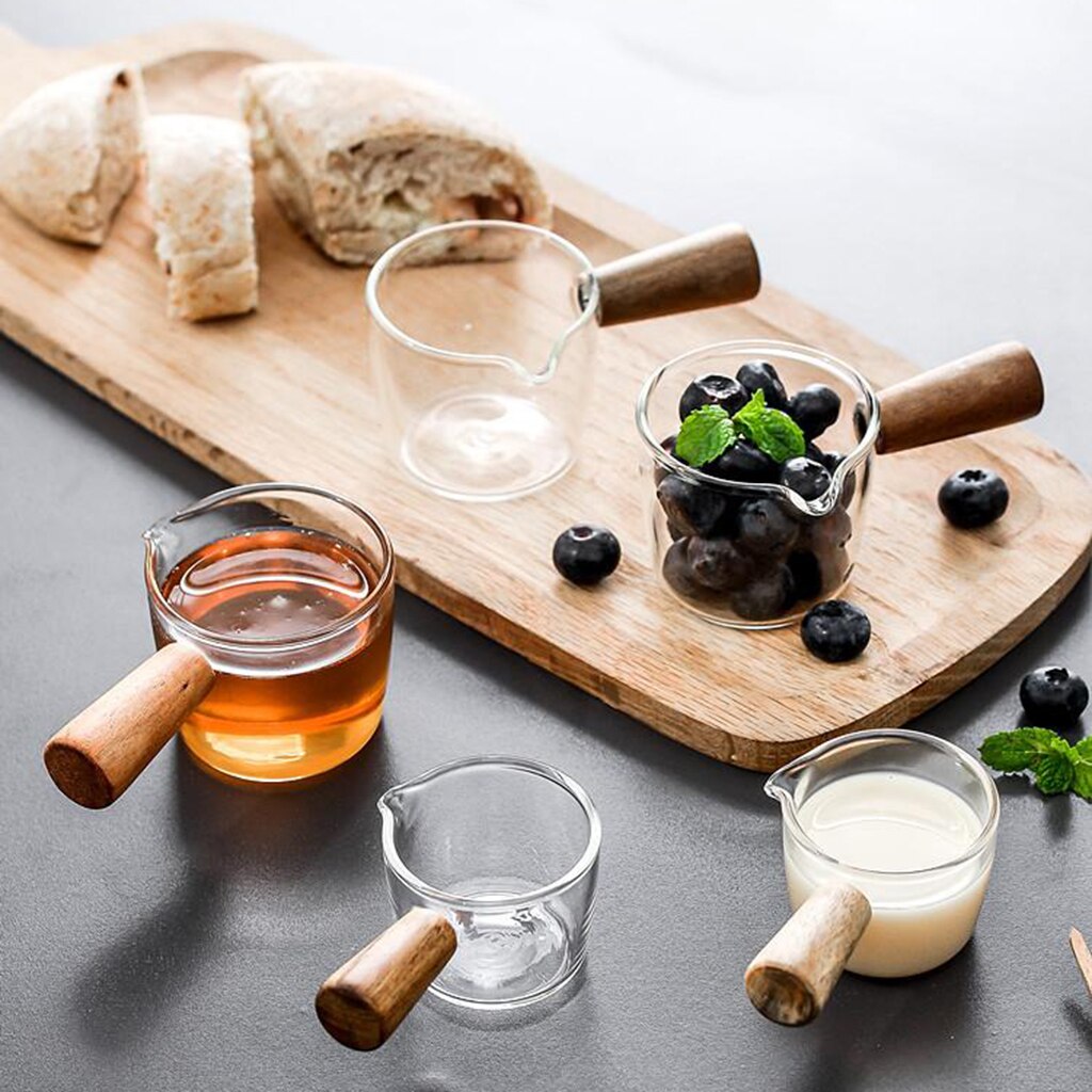 Mini Milk Pot Soup Porridge Sauce Pan Coffee Milk Pot Taste Dish 50/100ml