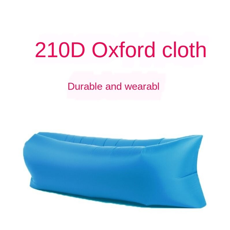 Outdoor inflatable bed Inflatable sofa Inflatable mattress Lazy sofa Portable sofa Beach lounger: Gold