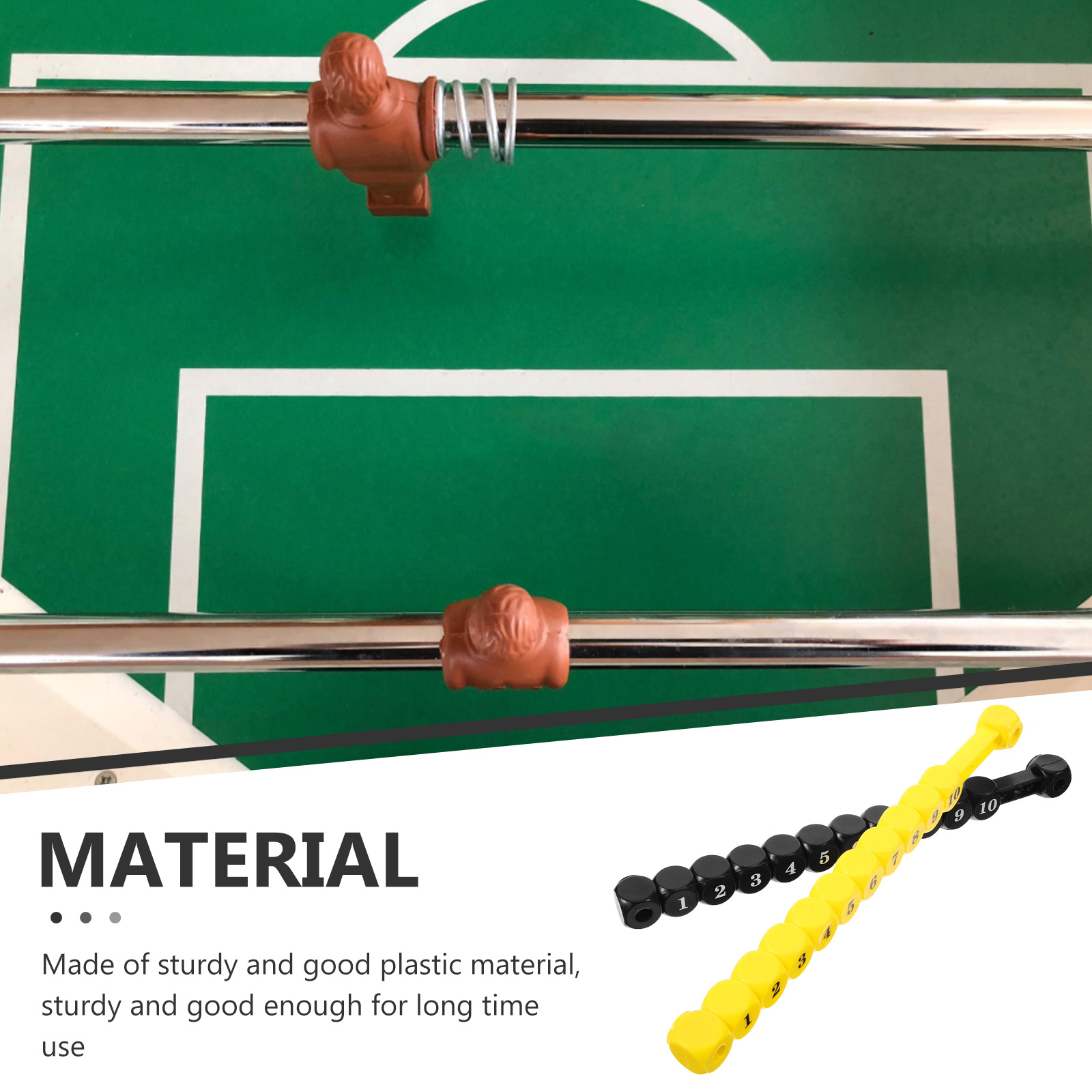 Objectifs de Football, marqueurs de marquage de baby-foot, compteur polyvalent en plastique