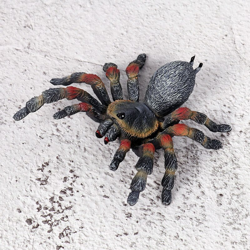 2pc/Set Children solid simulation wild animal insect model Halloween tricky toy spider red spider black spider