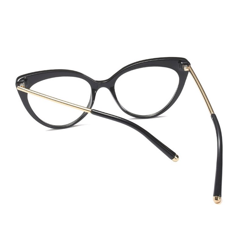 Frauen Optische Brillen Rezept Metall Beine und Acetat Rand Brille für Frauen Brillen Brillen Rahmen Katze-Auge Stile