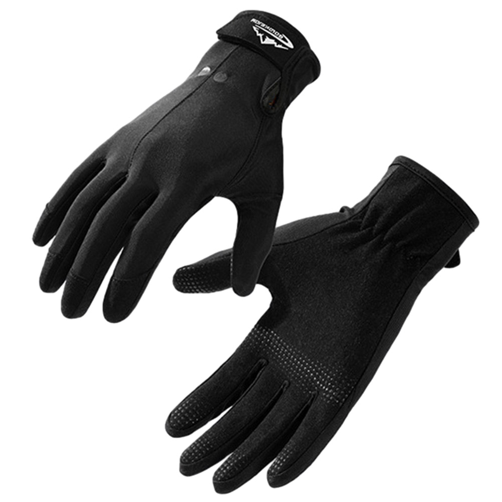 Speervissen Handschoenen Draagbare Peddelen Surfhandschoenen Lichtgewicht Elastische Anti-Kras Comfortabele Watersportuitrusting: Black / L