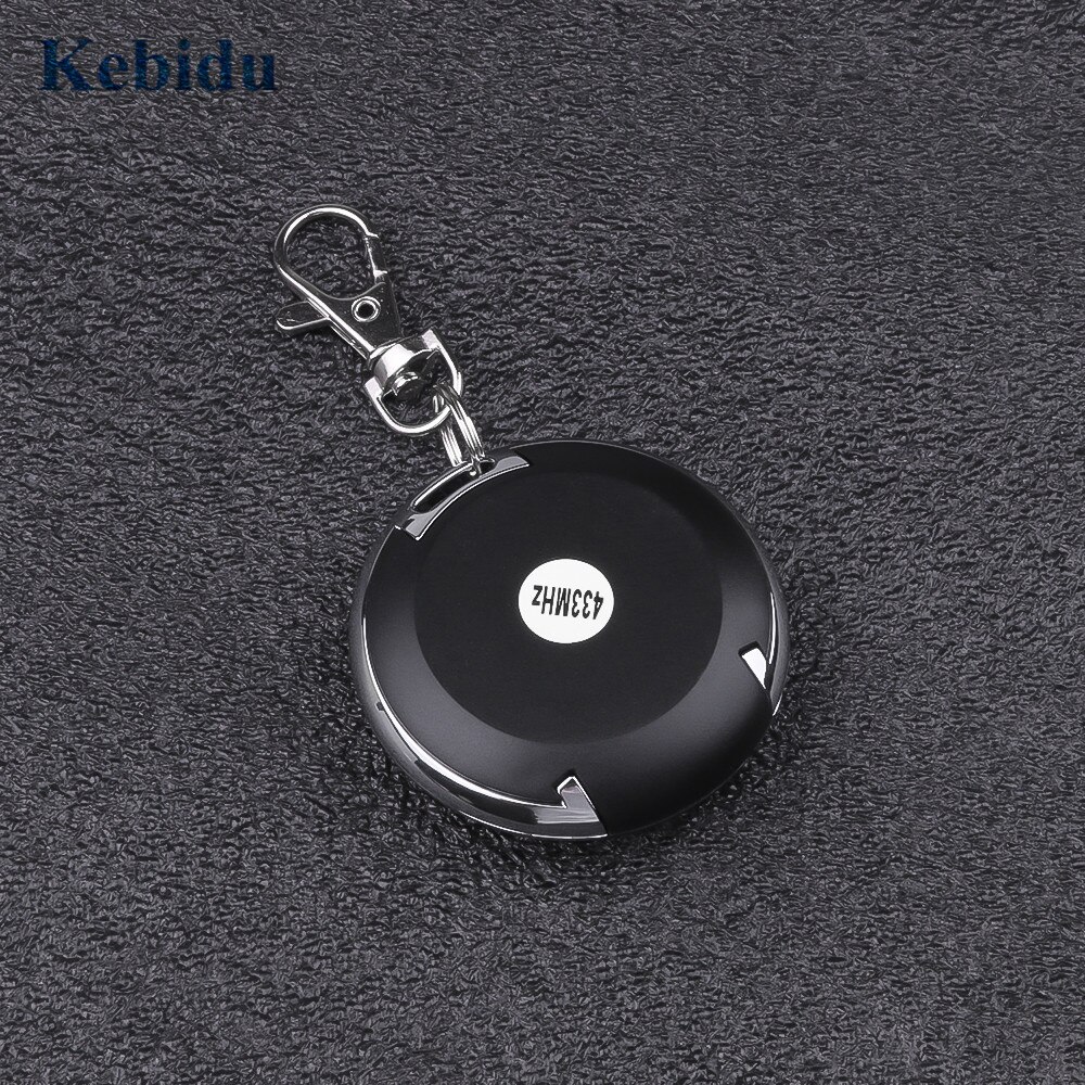 Black Round Keychain Car Remote Controller 4 Channel Cloning Duplicator 433 MHz Code Copy Cloning RF Remote Control