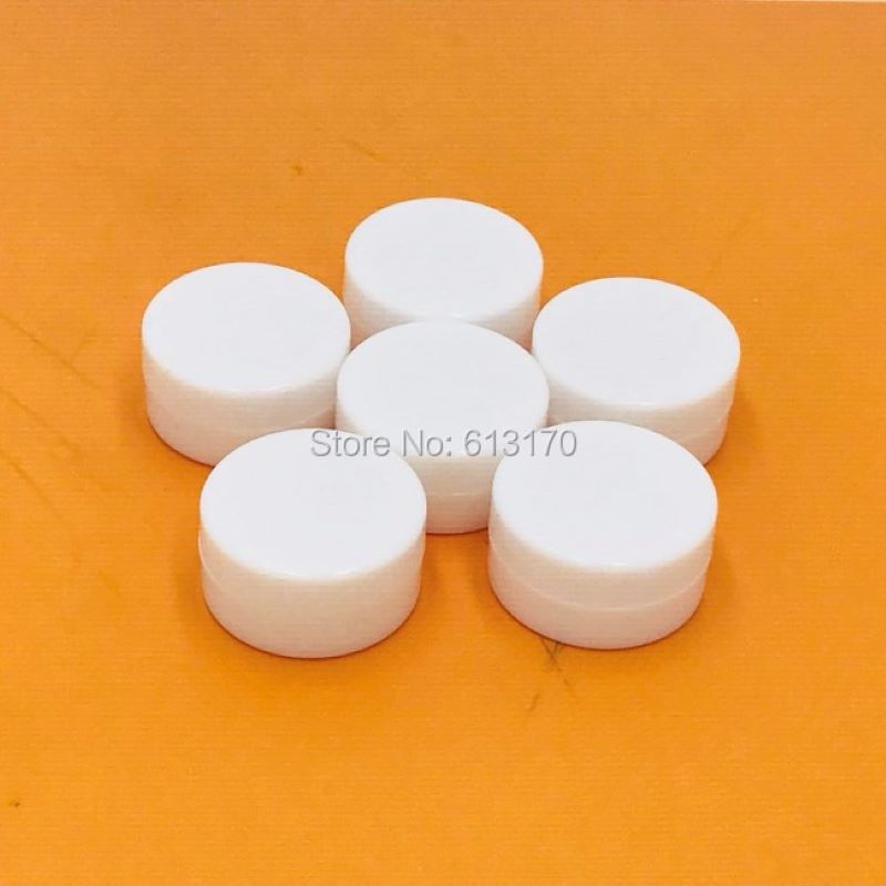 Mini frascos de crema vacíos, latas pequeñas de muestra, contenedor de embalaje de cosméticos, maquillaje DIY, blanco y negro, 1g