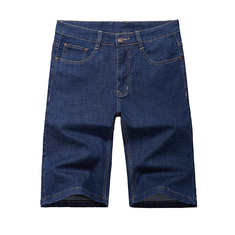 Sommer tynde denim shorts herre løse afslappede lige fempunkts ridebukser stor størrelse denim korte bukser oversize