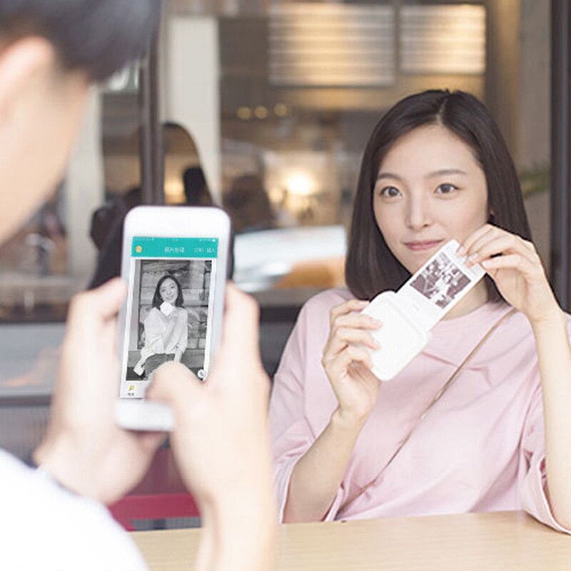 Bluetooth Photo Printer Portable Mini Sticker Thermal Rechargeable for Mobile Phone