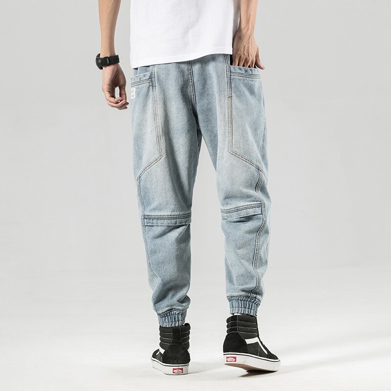 Firmranch Frühling/Sommer Männer Fett Bruder Plus Größe verlieren Harlan Kleine Gerade Leggings Jeans Beiläufige verlieren Hosen Denim Hosen