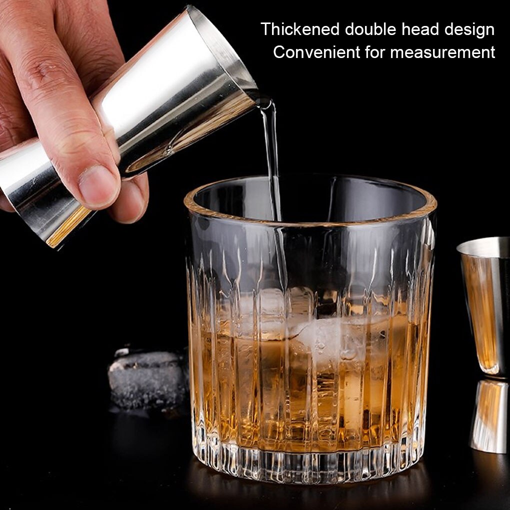 Bar Bartender Double Jigger for Cocktails 15/30ml Bar Measuring Cup Mixed Drinks Measurer