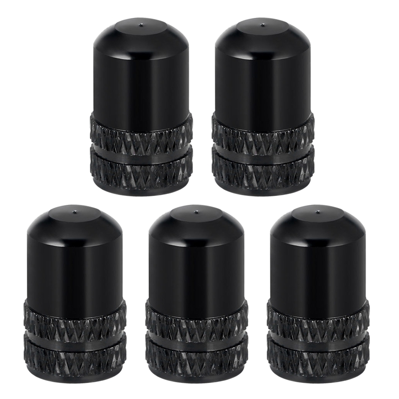 Schrader or Presta Bicycle Valve Cover, 5 Packs, Optional A/vf/v, Lightweight, Rough Erosion for Car Motorcycle 2022: BK-S