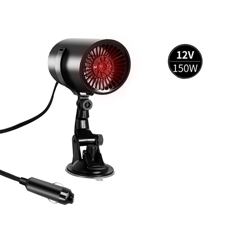 Car Heater Portable Electric Windshield Defogger Rotate Base Window Heater Heating Baffle Dryer Fan Demister Adjustable: 12V