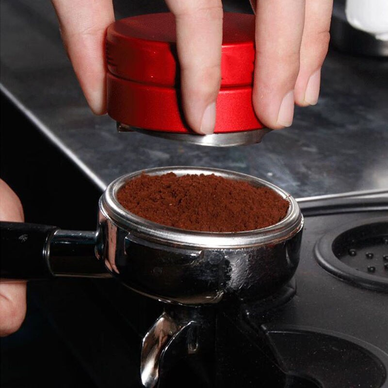 Stainless Steel Powder Press Coffee Dispenser Powder Press Hammer Flat Powder Kitchen Coffee Bean Press Tool