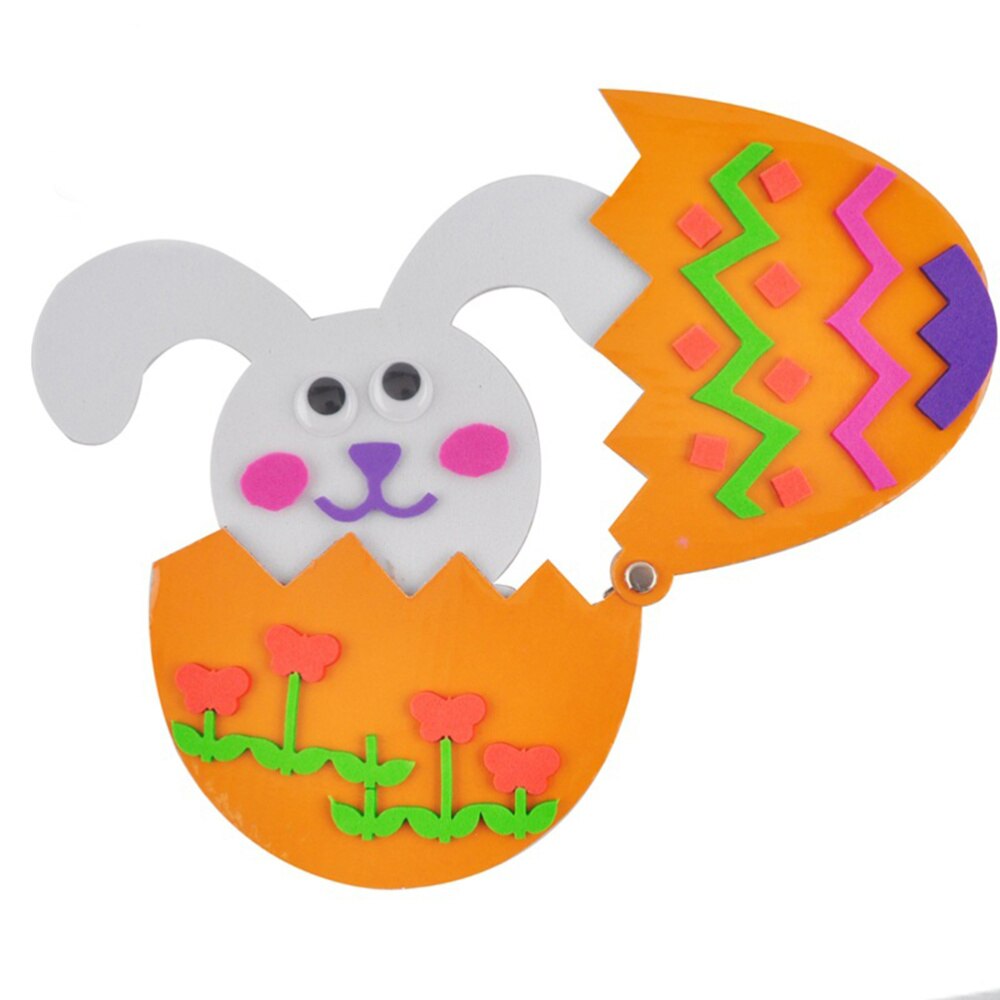 4PCS Easter DIY Material Kit Educational Easter Egg Making Material for Child Kids Girl