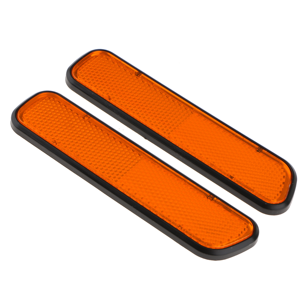Paar 6 ''Auto Automotive Voertuig Motorfiets Fiets Tailer Reflectoren Reflecterende Strips
