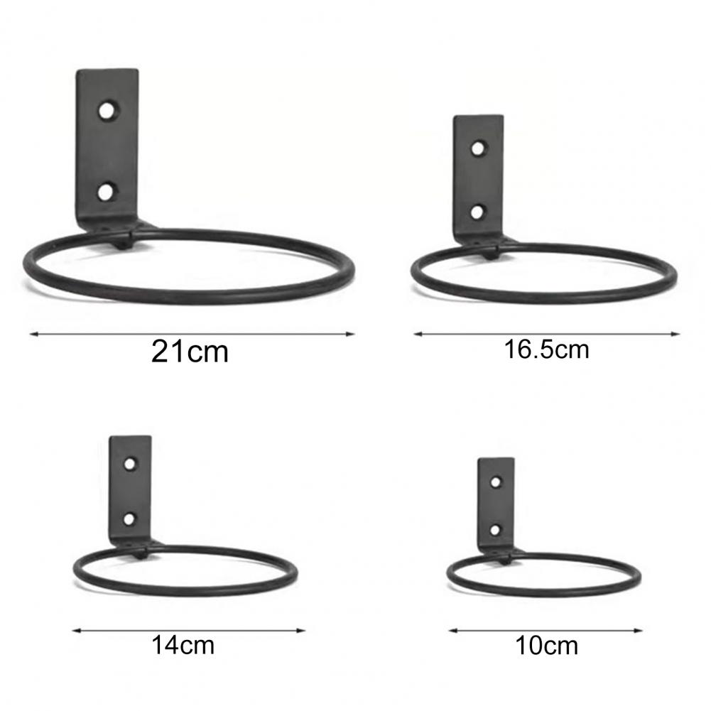 zaizai 3 Stuks Bloempot Ring, Muur Mount Ronde Ring Opknoping Houder Metalen Plant Pot Hanger Ringen voor Thuis Tuin Decoratie