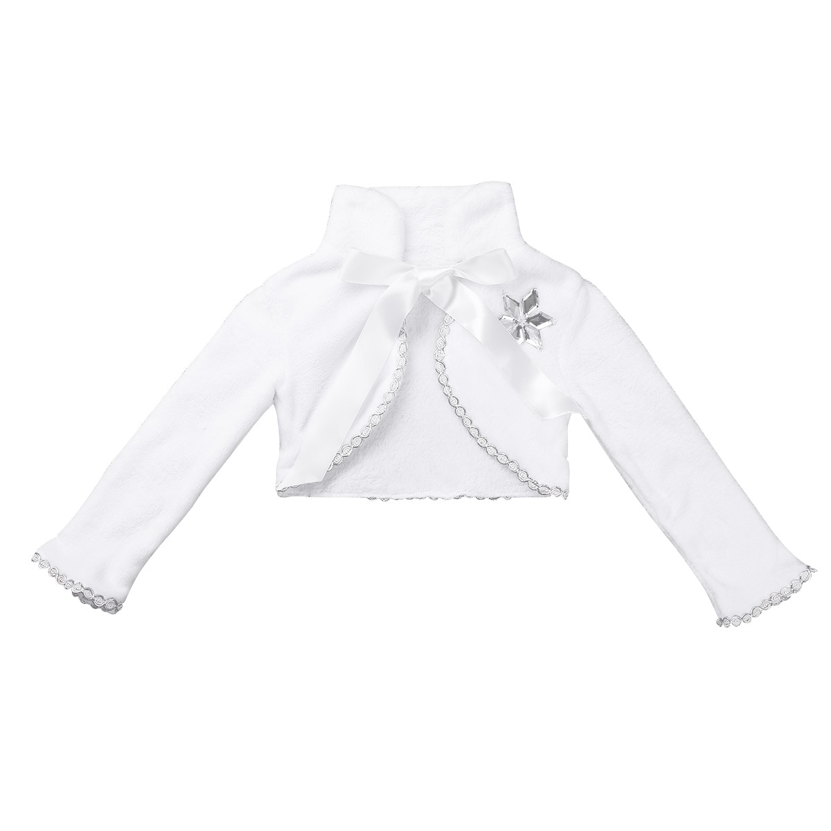 Autumn Children Kids Girls Princess Wedding Party Flower Girl Faux Fur Wraps Cape Flower Girls Dress Winter Shrug Jackets Wraps: 150