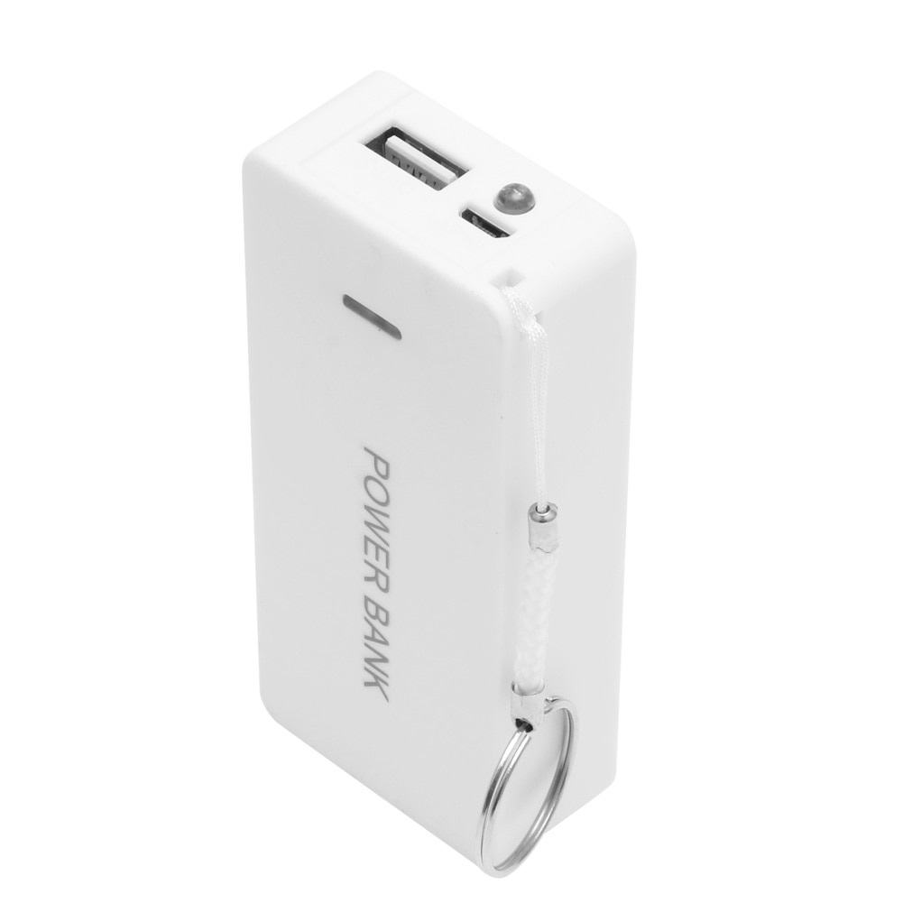 5V 1A 2x18650 Batterie Power Bank Fall Mit LED DIY Box Ladegerät Für Handy