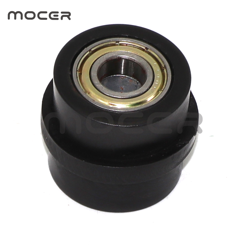 Tendeur de roue de poulie à roulement, 7 couleurs, 8MM 10MM, pignons de guidage, pour Pit Dirt Bike, Motocross, ATV CRF CR XR CNC-107